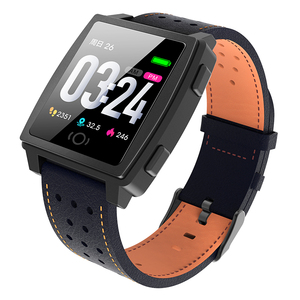 CK22 Extérieur porte en cuir bracelet <span class=keywords><strong>smartwatch</strong></span> <span class=keywords><strong>GPS</strong></span> enregistrement suivi mode multisport IP67 imperméable reloj montre-bracelet - Product Image 4