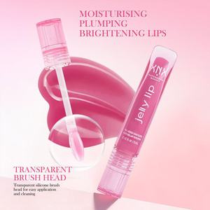 Gloss à lèvres professionnel Jelly Job, gloss teinté pour les lèvres avec une brillance volumineuse, lissante et hyper-brillante - Orange Ya Jelly - Product Image 4