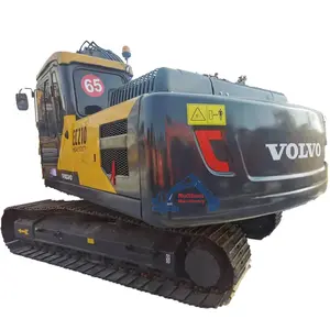 Escavadeira de segunda mão para máquinas de construção Volvo EC210D de excelente desempenho