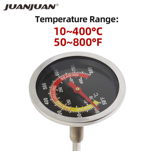 Termometro bimetallico del forno del Barbecue dell'alimento del BBQ dell'acciaio inossidabile JX-5M-8 su misura - Product Image 5