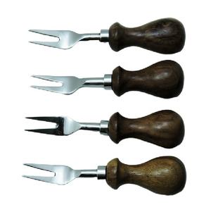 Direct Factory Sale Natural Brown Wood Handle Steel Fork Cutlery - Product Image 1