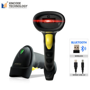 Lecteur de codes-barres 1D QR sans fil Xincode Factory, pistolet de lecture de codes QR, scanner de codes-barres 2D pour système de point de vente - Product Image 1