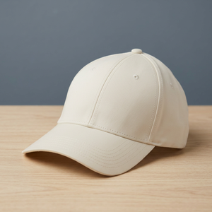 Gorra de Béisbol Blanca de 6 Paneles, Unisex, Ajustable, de Hilo de Algodón, Color Sólido, Estilo Casual, Cierre Trasero Ajustable, para las Cuatro Estaciones - Product Image 2