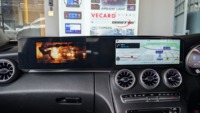 Écran double Android 25,6 pouces pour Mercedes Benz Classe C GLC W205/X253 2014-2021 Snapdragon 665 avec CarPlay sans fil Android Auto