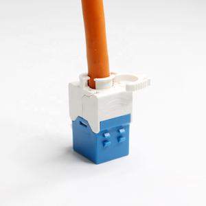 Тонкий профиль RJ45 Cat 5e & Cat 6 UTP Keystone Jacks без инструментов Ethernet Модульный адаптер для разъемов - Product Image 3