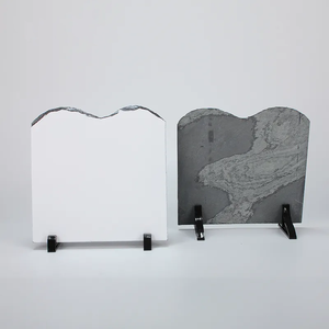 Direttamente in fabbrica che vende <span class=keywords><strong>foto</strong></span> di ardesia di roccia di pietra di sublimazione rivestita in bianco SH-05 - Product Image 1