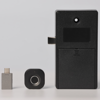 Serrure de Tiroir Électronique Qidots F040 - Serrure Automatique pour Armoire - Serrure Intelligente à Empreinte Digitale pour
