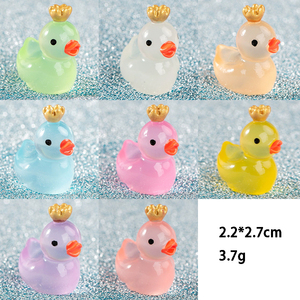 Figuras de pato de resina al por mayor, miniaturas, dijes, adornos de patito, decoración del hogar, accesorios para jardín y paisajismo - Product Image 6