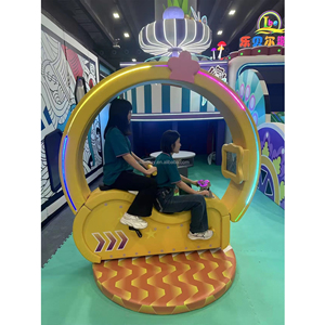Machine New Design Electric Spinning Bicycle Ride Soft <b>Play</b> Equipment for Indoor Playground Amusement Park 3-15 Years 2-Person - Product Image 1
