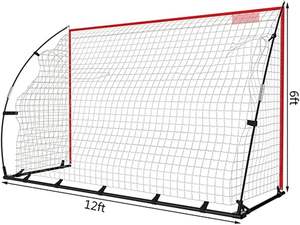 But de football portable 213x152x74CM pour enfants, adultes et juniors, entraînement en plein air avec <span class=keywords><strong>sac</strong></span> de transport - Product Image 3