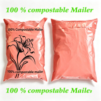 Sac express compostable imperméable personnalisé, emballage biodégradable pour t-shirts, robes, chaussures et vêtements