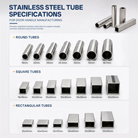 Tubo Rectangular de Acero Inoxidable ASTM A554 304 316, Pulido a Espejo, Sección Hueca para Manijas de Puerta, Pasamanos y Barandillas