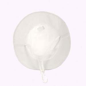 Sombrero de Pescador para Niños 2025, Sombrero de Sol para Bebés de Color Sólido con Lazo, Gorra de Protección Solar para Niños y Niñas con Ala Ancha - Product Image 3