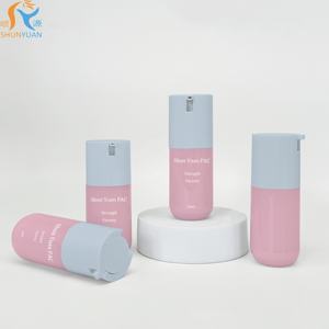 Sérum pour le soin de la peau, lotion, pompe sans <span class=keywords><strong>bouteille</strong></span> à <span class=keywords><strong>gaz</strong></span>, 30/50 ml, flacon pompe sans air en plastique PETG avec couleurs et logo personnalisés - Product Image 1