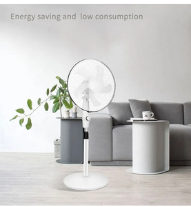 Suitable Home 16 Inch 12V Solar Rechargeable Pedestal <b>Stand</b> <b>Fan</b> with Solar Lithium Battery - Product Image 4