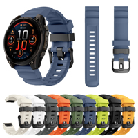 Bracelet de montre en silicone RYB Sport pour Garmin Fenix 8/7/7X Pro/6/6X/5/5X/3 HR 51 mm