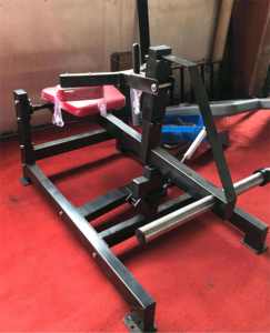 Appareil professionnel de levée des mollets assis pour le développement des muscles du <span class=keywords><strong>soleus</strong></span> et des tibias – Équipement de musculation pour la maison - Product Image 3