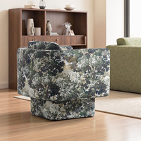 Fauteuil de salon moderne de style rétro imprimé, écologique, pour l'extérieur, la maison, le bureau, personnalisable, appartement, villa, salon