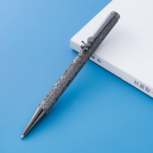 <span class=keywords><strong>Stylo</strong></span> bille rétro en métal ajouré, <span class=keywords><strong>stylo</strong></span> torsadé floral de luxe, 4 couleurs plaquées, élégant, idéal pour femme et affaires - Product Image 5