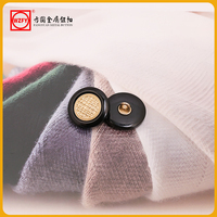 Boutons de couture ronds élégants avec centre doré effet métal pour manteaux haut de gamme