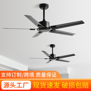Industrial Style <b>Ceiling</b> <b>Fan</b> With Light <b>Remote</b> <b>Control</b> Ac Motor For Living Room And Study Fixed Blade <b>Fan</b> Light - Product Image 3