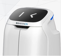 Robot de livraison autonome Hot Keenons W3 W3 Lite pour hôtels, avec ascenseur et livraison sans contact d'articles multi-compartiments - En stock