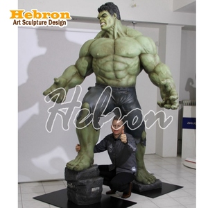 Statua di <span class=keywords><strong>Hulk</strong></span> a Grandezza Naturale in Vetroresina, Figura Realistica di Supereroe Muscoloso, <span class=keywords><strong>Action</strong></span> Figure del Film <span class=keywords><strong>Hulk</strong></span> - Product Image 1