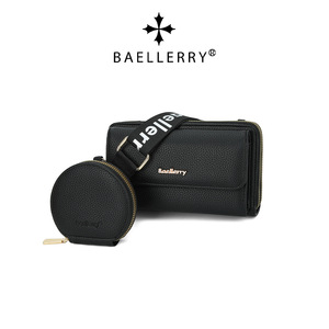 Portefeuille pour femme Baellerry avec texture grainée, sac bandoulière antivol, sac à bandoulière carré horizontal pour un usage quotidien - Product Image 5