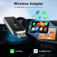 Adaptateur CarPlay sans fil pour voitures, dongle sans fil, convertit le CarPlay filaire en sans fil pour tous les véhicules équipés d'un CarPlay filaire d'origine