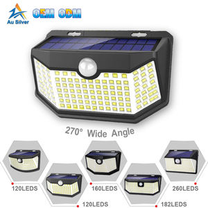 <span class=keywords><strong>Lampe</strong></span> solaire <span class=keywords><strong>LED</strong></span> avec capteur de mouvement PIR, <span class=keywords><strong>lampe</strong></span> solaire extérieure, étanche IP54, applique murale, alimentée par l'énergie solaire, pour jardin et rue - Product Image 2