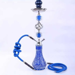 Arabic Glass Hookah <b>Mosaic</b> Narguile 2 Hose Mirror Finish Water Pipe for Bar Party Home - Product Image 3