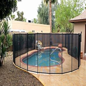 Clôture de piscine en métal amovible, portable, fine, en maille d'aluminium, personnalisée, <span class=keywords><strong>pour</strong></span> piscine - Product Image 6