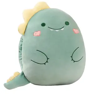 Morbido farcito Kawaii emozionale pane tostato peluche cuscino cuscino scaldamani 2 in 1 peluche con Set di coperte 3 in 1