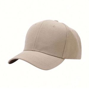 Cappellino con Visiera Curva in Tinta Unita, Stile Baseball Street Hip Hop, Artistico Vintage, Semplice e Fresco, alla Moda - Product Image 1