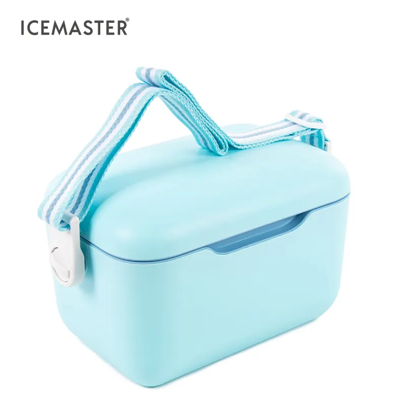 Icemaster 6 Blikjes 12qt 21qt Picknick Medisch Transport Draagbaar Goedkoop Te Houden Koud Of Warm Plastic Voedsel Koelbox Met Riem En Hand