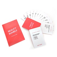 Cartes à jouer personnalisées avec dorure à chaud, affirmations positives, format carré, avec boîte magnétique, logo personnalisé, en papier, pour usage ludique