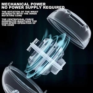 LED Giroscópico Autostart Muñeca <span class=keywords><strong>Power</strong></span> Trainer Gyro <span class=keywords><strong>Ball</strong></span> Muñeca Bola - Product Image 4