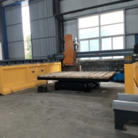 Machine de découpe de granit de quartz 5 axes, machine de découpe de scie à pont