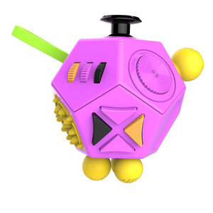 Fidget Cube <span class=keywords><strong>2ème</strong></span> Génération, Dés Anti-Stress à 12 Faces, Jouet Portable Anti-Anxiété, Jouet Anti-Stress pour Adultes - Product Image 6
