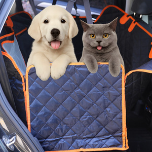 Coussin de siège arrière de <span class=keywords><strong>voiture</strong></span> multifonctionnel en coton Oxford imperméable et résistant à la saleté <span class=keywords><strong>pour</strong></span> chiens de petite, moyenne et grande taille, avec cloison de voyage - Product Image 3