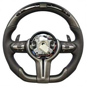 Volant personnalisé en fibre de carbone avec surpiqûres de couleur personnalisée pour BM/W Série 3 Série 5 M Sport Modèle intérieur - Product Image 6