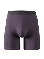 Caleçons Boxers Légers et Respirants en Fibre de Bambou pour Hommes – Élastiques et Doux – Gris, Noir, Bleu Vin – Collection Été 2026