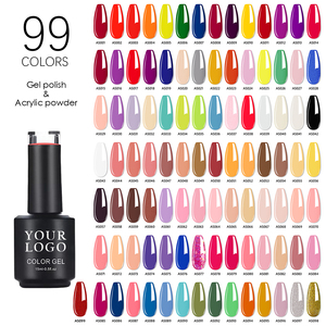 IPHF 15 Ml Hema Free No Wipe Gel Paint Uv Gel Esmalte de uñas 15 Ml Set 3 en 1 Esmalte de uñas en polvo <span class=keywords><strong>Kit</strong></span> Nail Gel Polish Set - Product Image 1