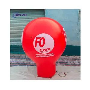 Passen Sie roten Werbe ballon an Günstige aufblasbare Werbe ballons Luftballon