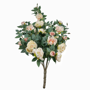 Décoration de la maison rotin blanc soie fleur plafond suspendu fleurs artificielles rose fleurs suspendues fête festival décoration - Product Image 3