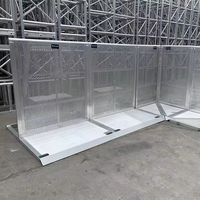 Equipo de Exhibición Modular de Aluminio de Primera Calidad, Contrachapado Antideslizante, Capacidad de Carga de 1000 kg, Plegable, Control de Multitudes, Seguridad para Eventos