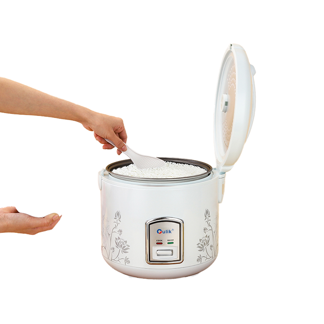 Electric Rice Cooker Portable Home Appliance Kitchen Appliances with 2L 3L 5L Capacities Stainless Steel Includes Measuring Cup