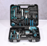 Kit d'outils de mécanique pour le travail du bois DEWEN, clé à douille électrique 1/2 pouce, jeu de douilles CR-V, porte-embouts OEM, garage professionnel
