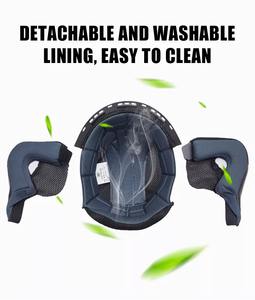 Casco de moto de cara completa, de alta calidad, colorido, doble Visor, Predator - Product Image 6