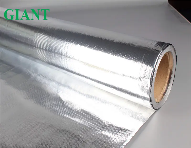 top quality reflective aluminized coated fabric thermal insulation roll